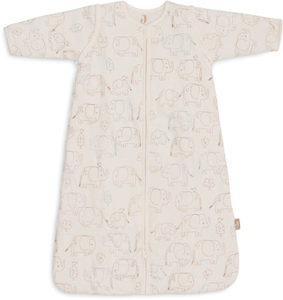 Jollein slaapzak baby met afristbare mouw 70cm - elephant tales