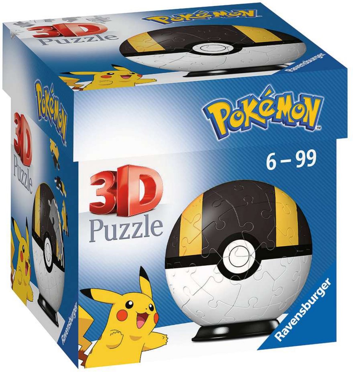 Ravensburger pokémon ultra ball 3d puzzel, 54st.