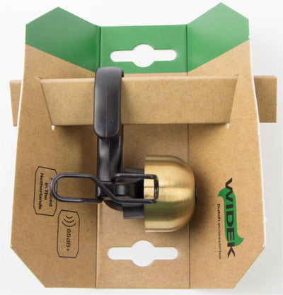 Qibbel widek bel met beugel e-bike pvd-coated goud