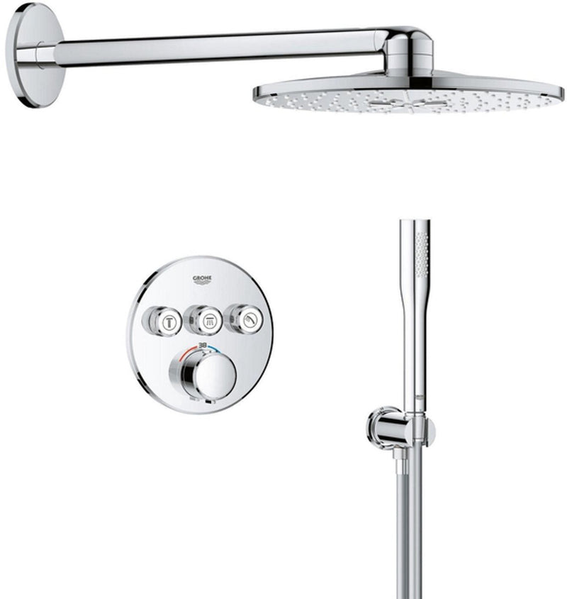 Grohe precision smartcontrol inbouw douchesysteem - rond - chroom