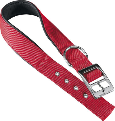 Ferplast hondenhalsband daytona 53 x 2,5 cm staal nylon rood l