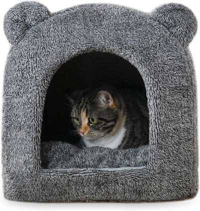 Rosewood kattenmand iglo teddy grijs