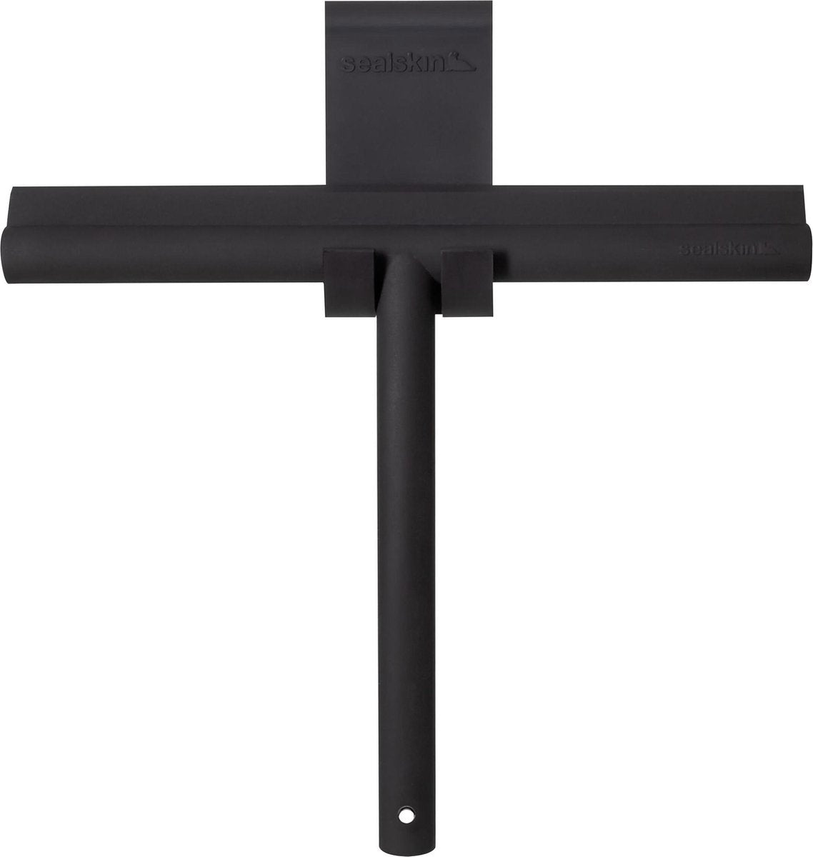 Sealskin deluxe - douchewisser - raamwisser - inclusief flexibele glashaak - zwart