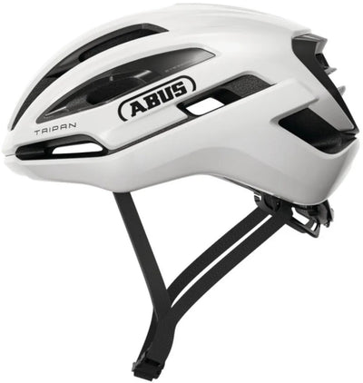 Abus fietshelm taipan shiny white l - 57-61 cm - wit - geschikt voor gebruik op gravel bikes - 295 g