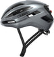 Abus fietshelm taipan led graphite silver m - 54-58 cm - zilver - geschikt voor gebruik op gravel bikes - 295 g