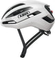 Abus fietshelm taipan led shiny white m - 54-58 cm - wit - geschikt voor gebruik op gravel bikes - 295 g