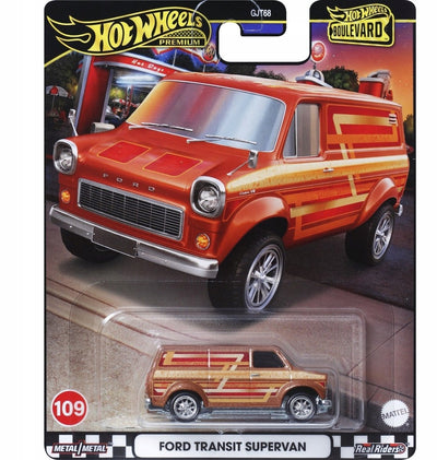 Hot wheels premium boulevard - ford transit supervan - speelgoedvoertuig