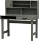 Vtwonen bureau stage - hout - groen - 110 x 122 x 58 cm (bxhxd)
