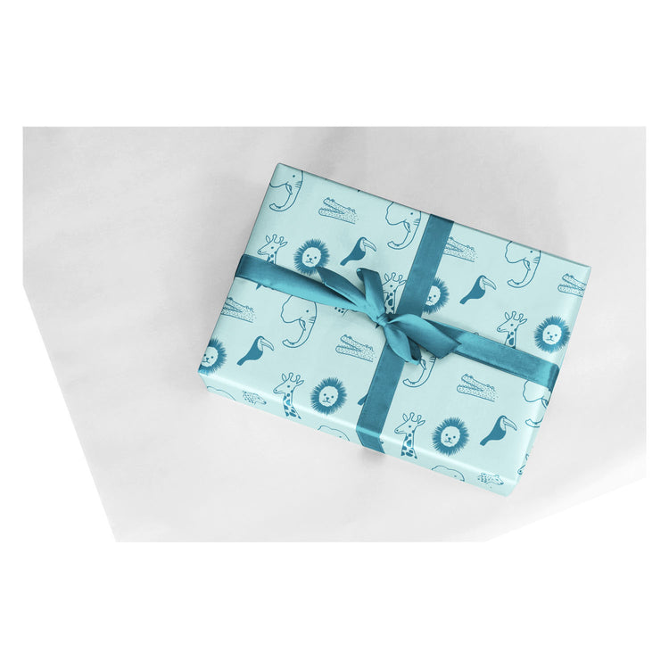 Rotolux inpakpapier baby wilde dieren, 3 mtr.