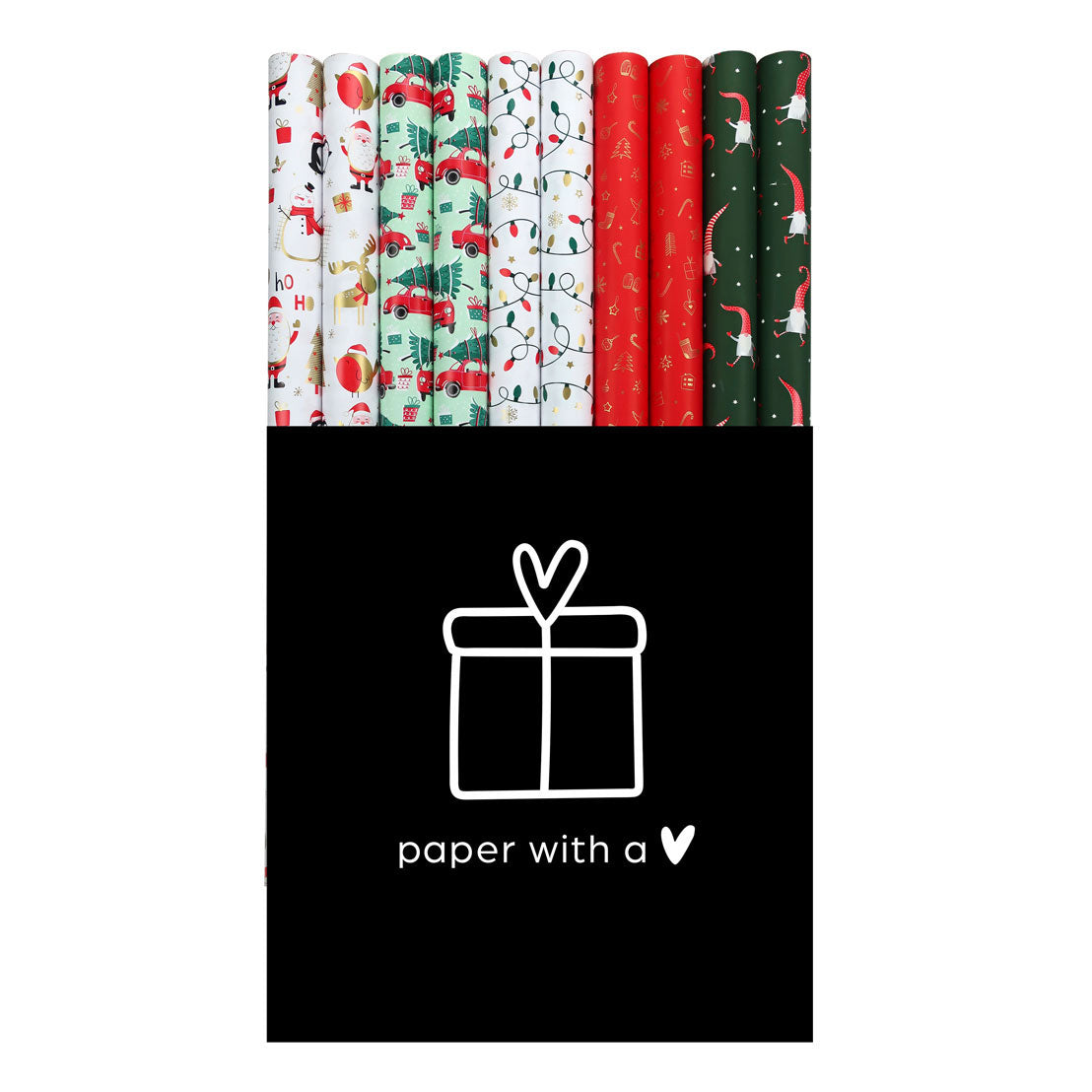 Rotolux cadeaupapier kerst collectie, 50 rollen