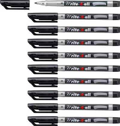 Stabilo write-4-all - permanent marker - medium 1,0 mm - doos 10 stuks