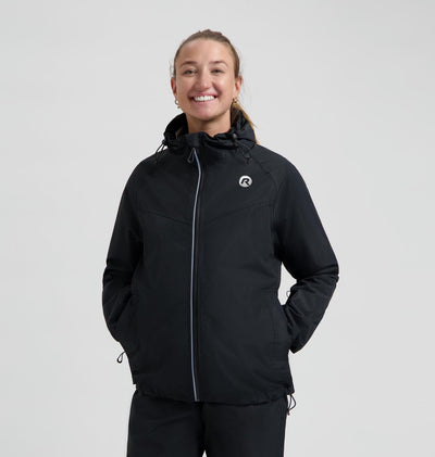 Rogelli commuter core dames en heren regenjas - fiets - zwart