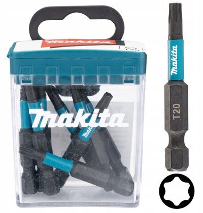 Makita accessoires makita e-12429 impact black slagschroefbit t20x50mm ve=10