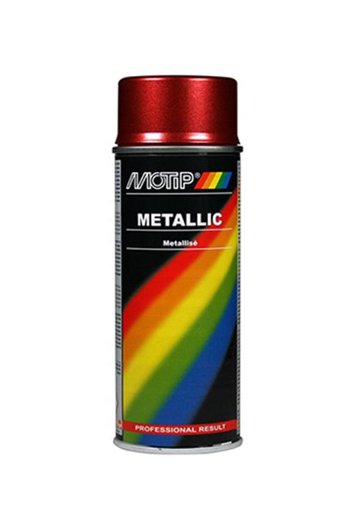 Motip spuitbus 400ml - metallic rood