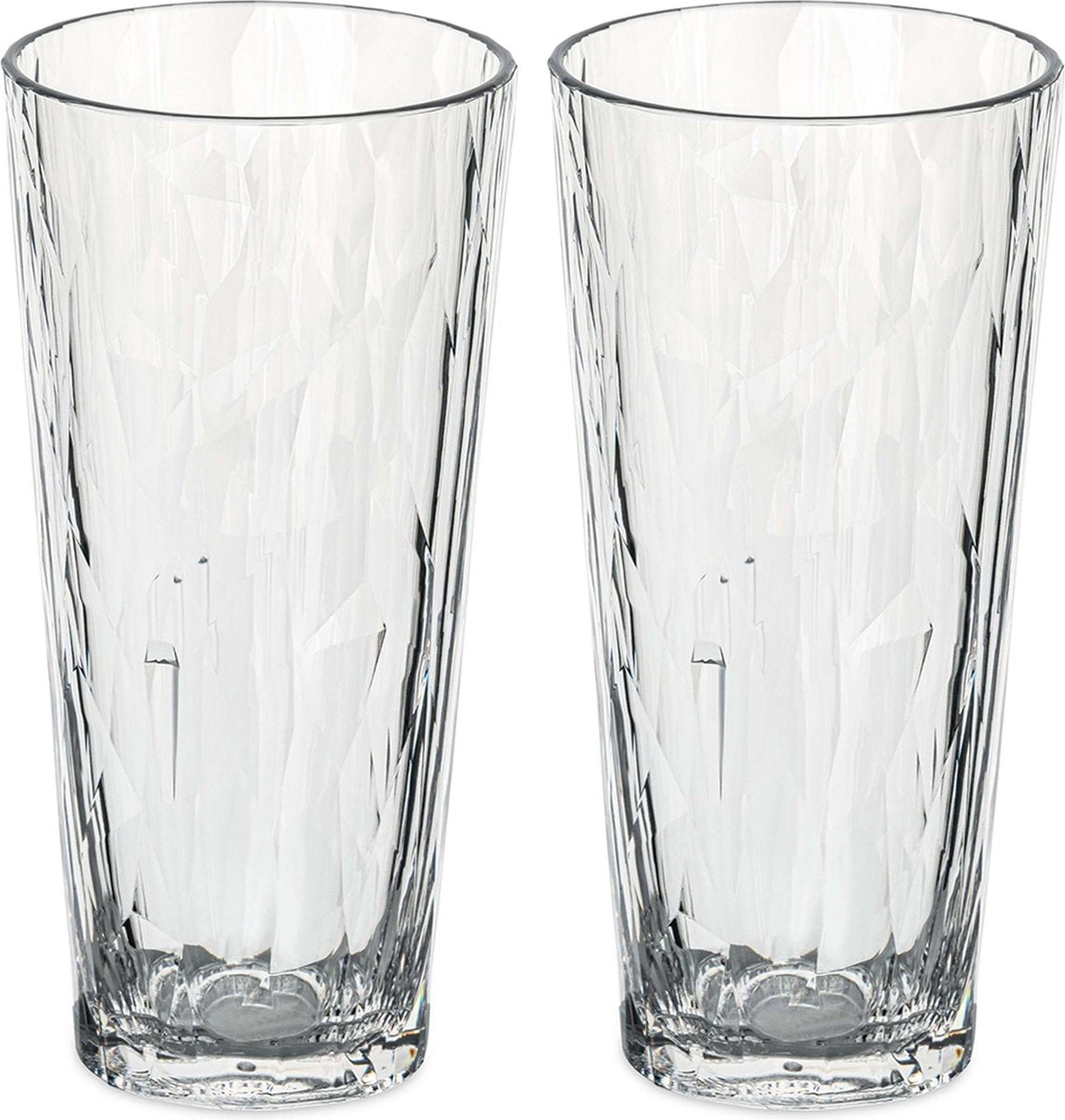 Koziol - superglas club no. 19 glas 250 ml set van 2 stuks - thermoplastic - transparant -