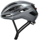 Abus fietshelm taipan led graphite silver s - 51-55 cm - zilver - geschikt voor gebruik op gravel bikes - 275 g
