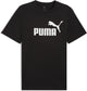 Puma ess no. 1 logo tee heren tshirt - black