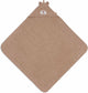 Jollein - badcape badstof 75x75cm - baby handdoek met badcape, omslagdoek, badponcho - jungle jambo cheetah