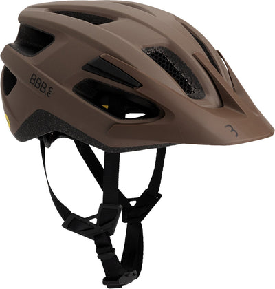 Bbb cycling dune mips 3.0 fietshelm volwassenen - mtb racefiets - fidlock sluiting - inclusief achterlicht houder - mat koper bruin - maat m (55-58cm) - bhe-23