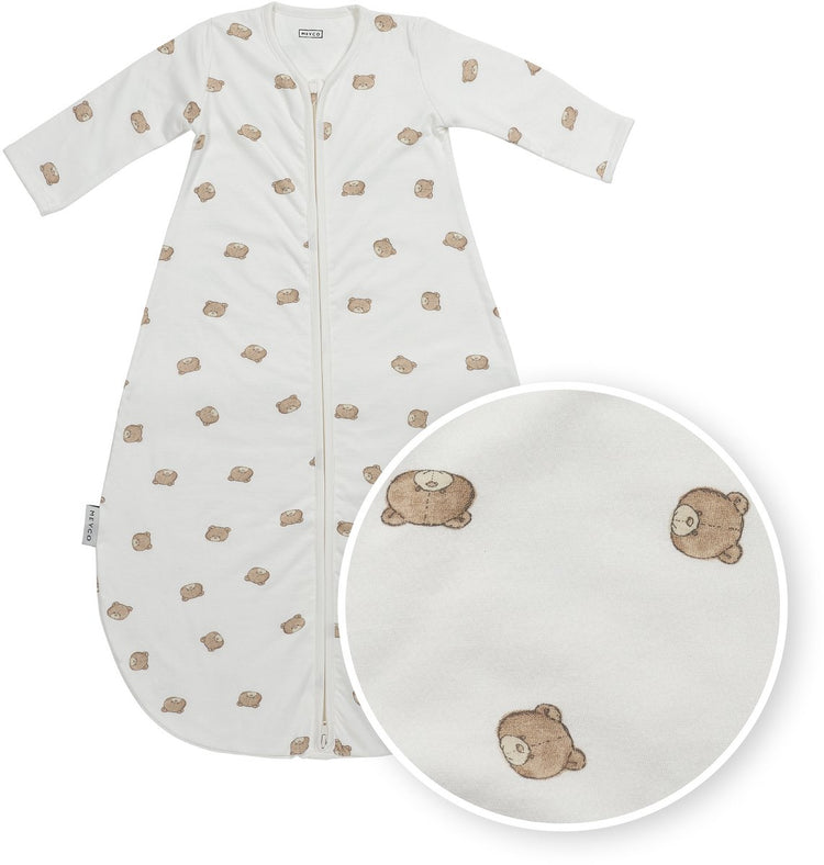 Meyco baby bear baby slaapzak rond - multicolour - 90cm - 1.0 tog