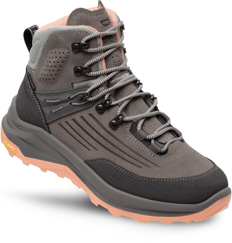 Grisport overland mid dames wandelschoenen - grey peach