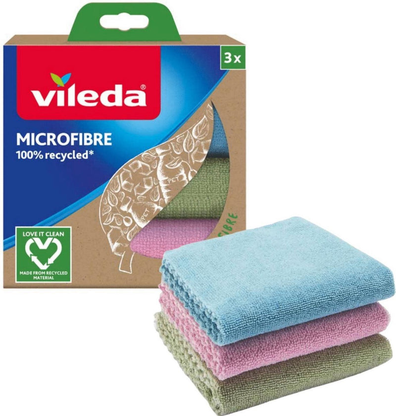 Vileda microfibre gerecycleerde microvezeldoek