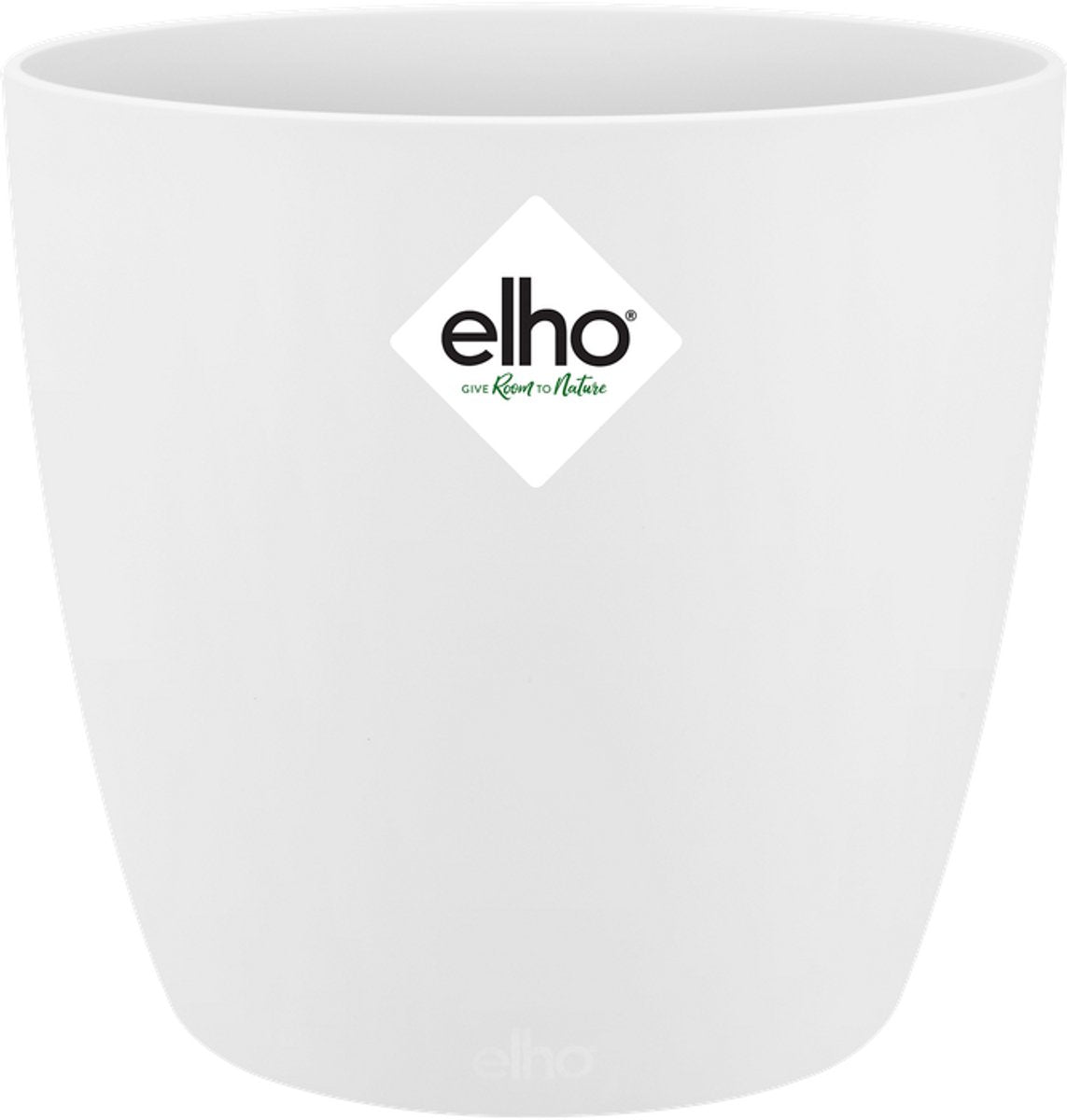 Elho brussels rond mini 9.5 - bloempot voor binnen - ø 10.0 x h 8.9 cm - wit