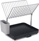 Joseph joseph aanrecht afdruiprek y-rack grijs -
