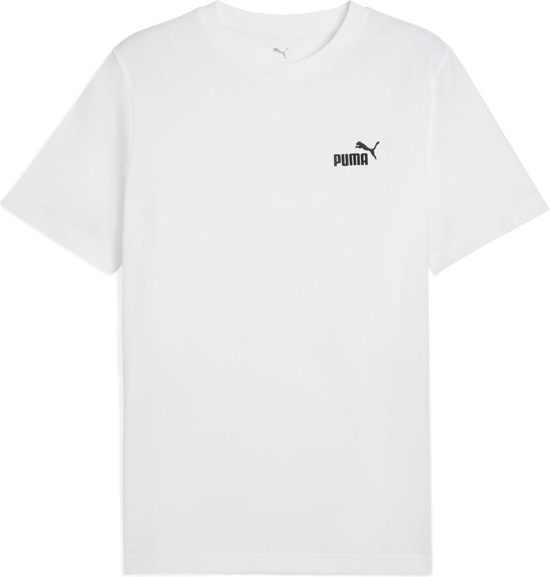 Puma ess small no. 1 logo tee unisex t-shirt - white