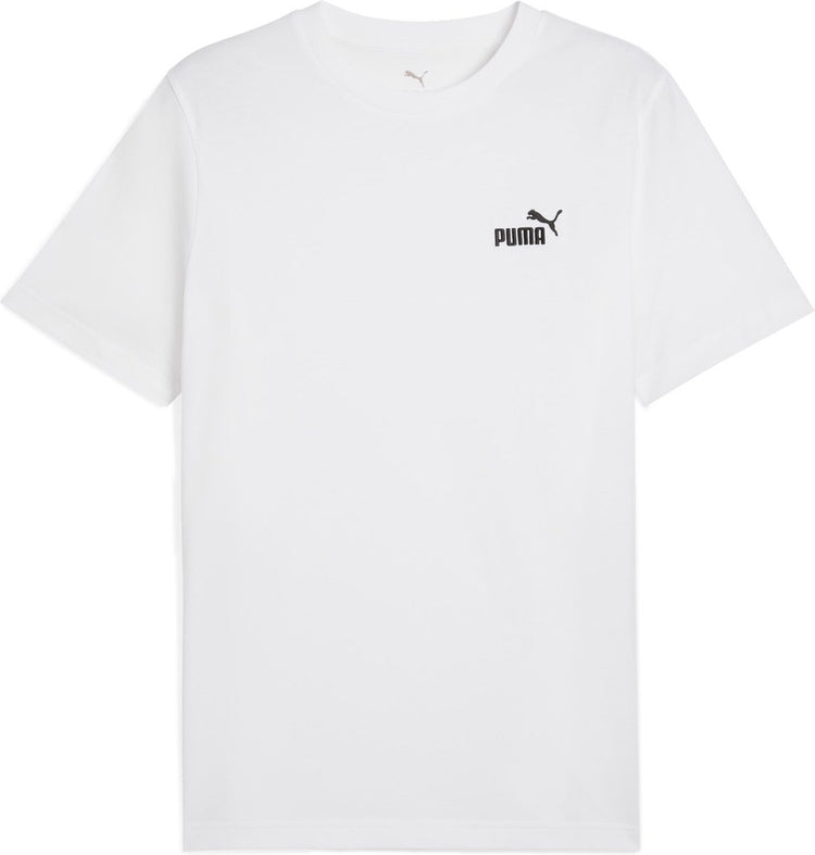 Puma ess small no. 1 logo tee unisex t-shirt - white