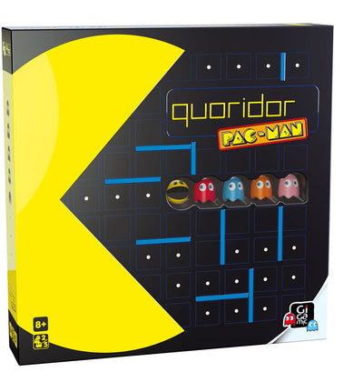 999games gigamic - quoridor pacman - bordspel voor volwassenen en kinderen - gelimiteerde editie van quoridor - nl gb fr de es it