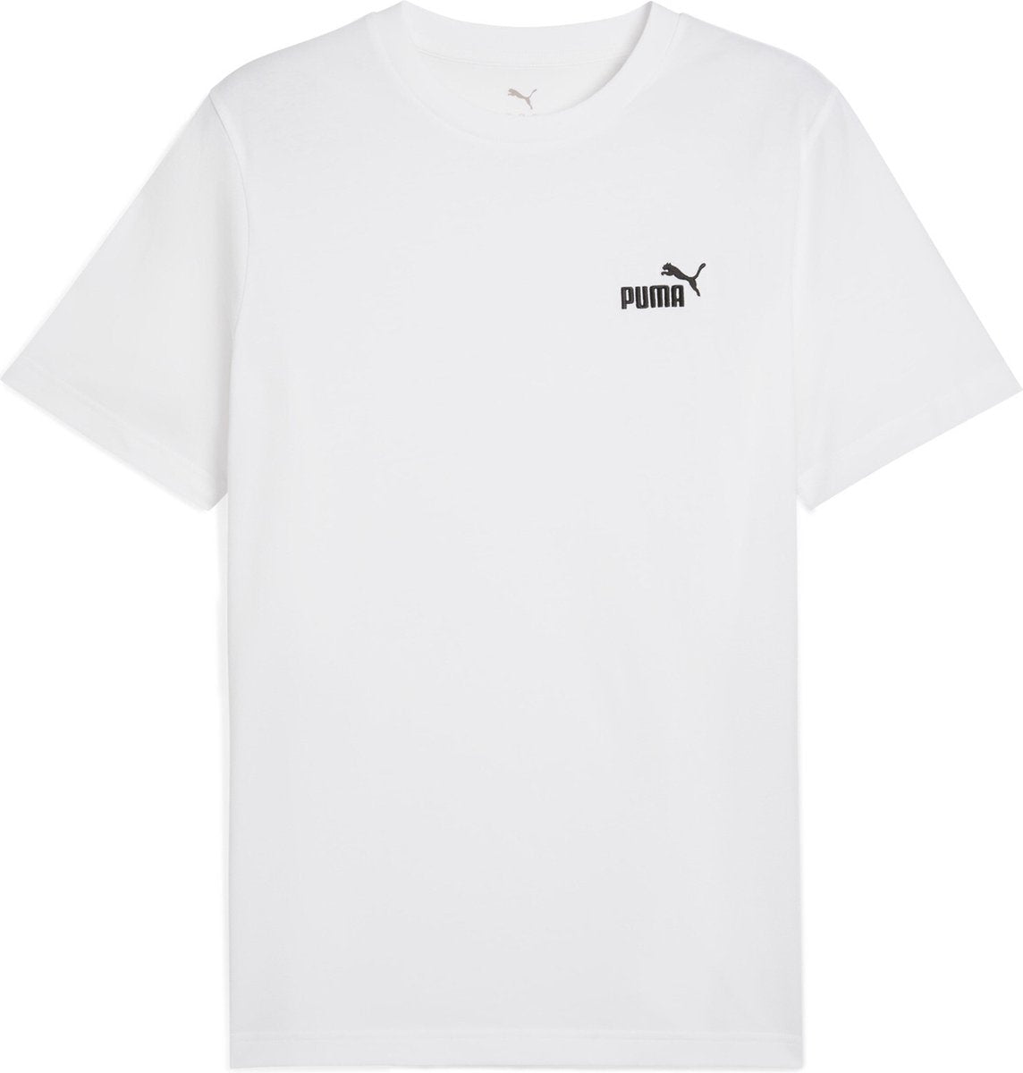 Puma ess small no. 1 logo tee unisex t-shirt - white