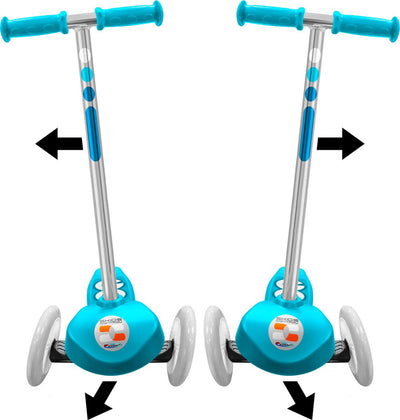 Stamp skids control 3-wiel kinderstep - steering step - unisex - blauw
