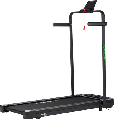 Tunturi cardio fit t5 loopband - hardloopband met bluetooth - wandelband- 14 programma's - inklapbaar - walking pad - compact - 1 tot 8 km u - eu veiligheid gecertificeerd - incl gratis app