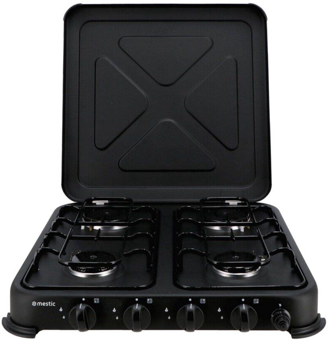 Mestic kooktoestel mgc-400 – 4 kookpitten - 2x 2200 w, 2x 1200 w - maximaal vermogen: 6800 w - campingtoestel