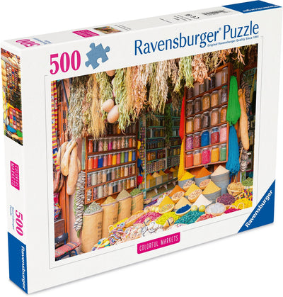 Ravensburger – kleurrijke specerijen, marokko – legpuzzel – 500 stukjes