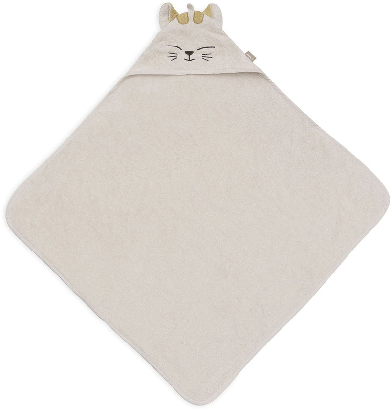 Jollein badcape baby - 100% badstof katoen - 75x75 cm - charlie