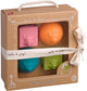 Sophie de giraf so'pure speelset - blokken- en ballenset - baby speelgoed - kraamcadeau - babyshower cadeau - 100% natuurlijk rubber - vanaf 3 maanden - roze oranje blauw groen