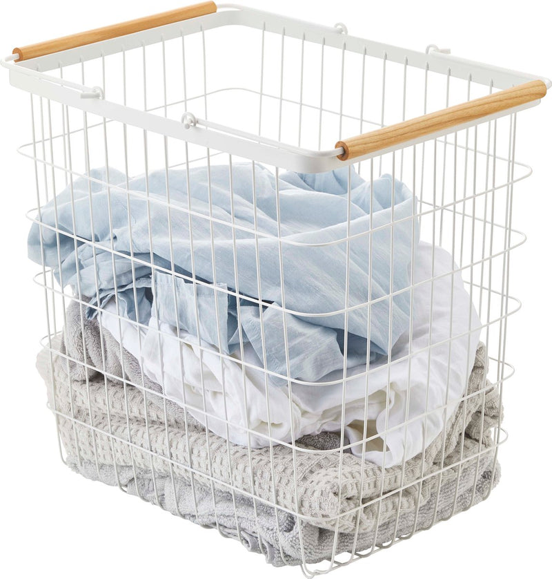 Yamazaki wasmand groot - tosca - wit