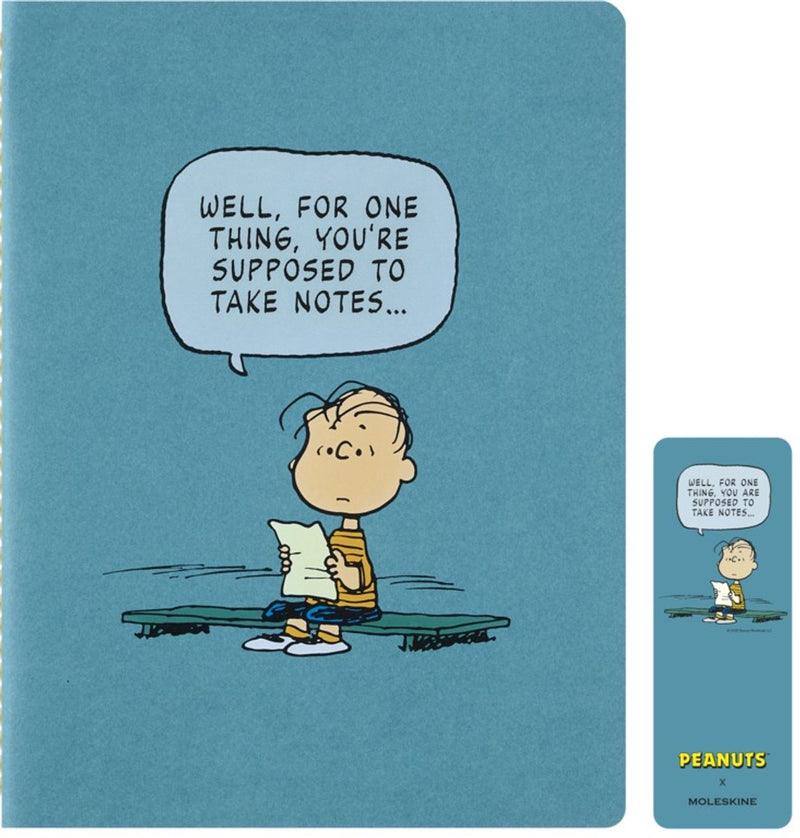 Moleskine limited edition - peanuts - cahier schrift - xl (18x25cm) gelinieerd - linus