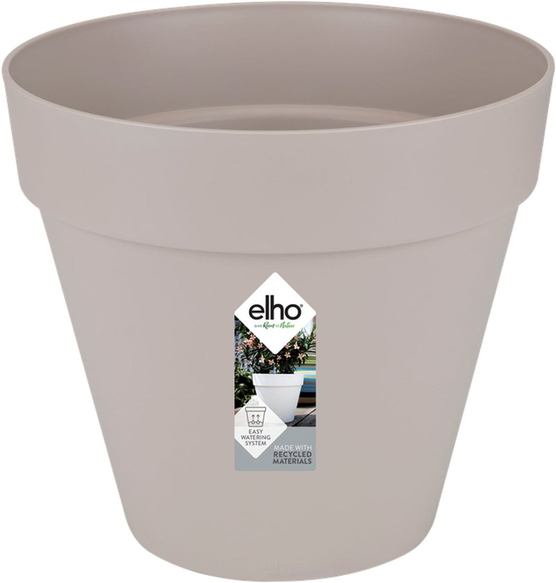 Elho loft urban rond 30 - bloempot voor buiten - ø 28.5 x h 26.0 cm - warm grijs