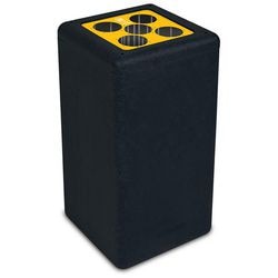 Brickbin afvalbak 561676 zwart 65l