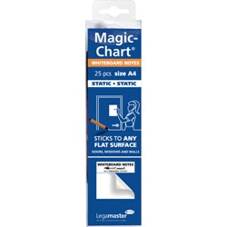 Magic-chart notities whiteboard folie legamaster 7-159100-a4 wit