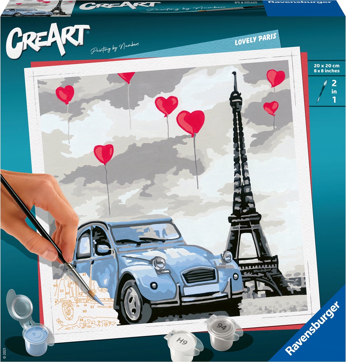 Ravensburger schilderen op nummer ravensburger creart schilderen op nummer - paris