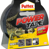 Pattex power tape 10 m zwart | power ducktape voor universeel gebruik | waterdichte extreem sterk | premium grip ducktape.