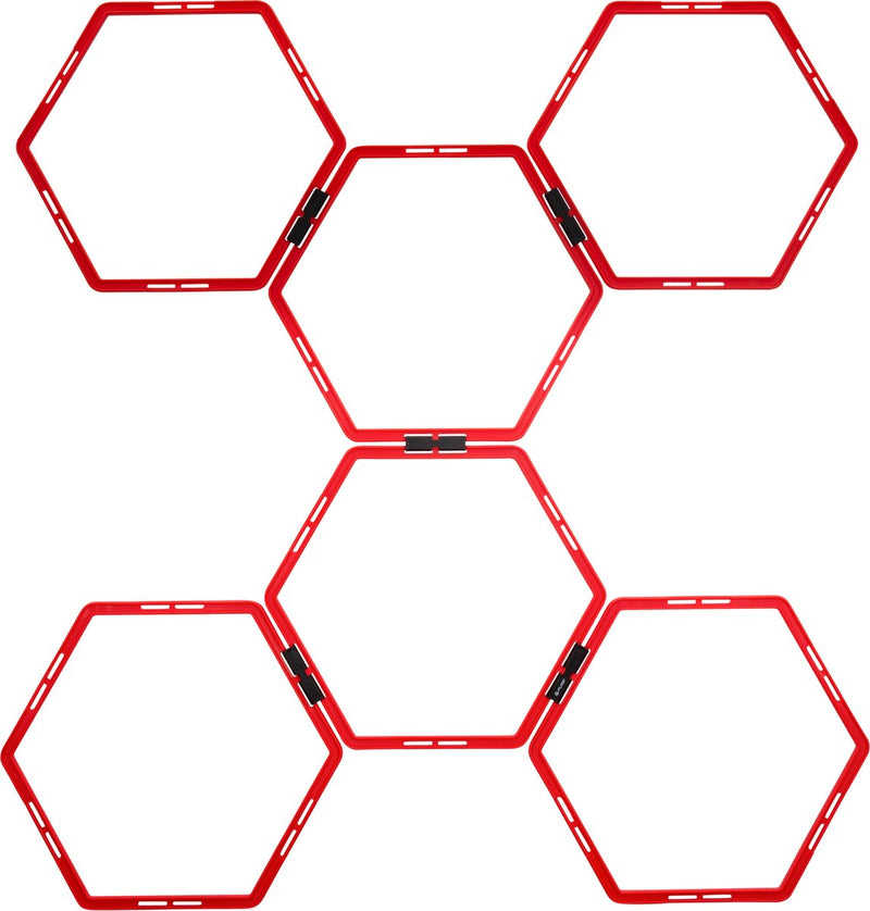 Pure2improve loopladder - agility grid - achthoekig
