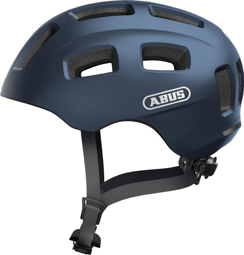 Abus fietshelm youn-i 2.0 midnight blue s - 48-54 cm - blauw - geschikt voor gebruik op elektrische fietsen - stadsfietsen - 240 g s
