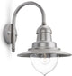 Philips led philips raindrop buitenwandlamp - 1-lichts - grijs