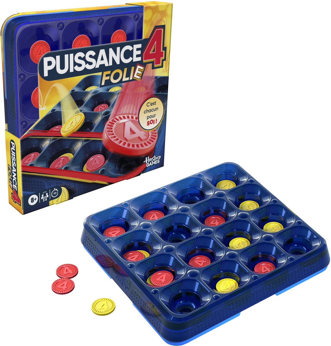 Hasbro gaming connect 4 frenzy - franstalig
