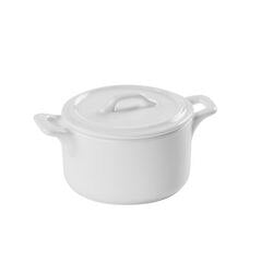 Fijn servies porselein 6,5 cm crèmekleurig 6 stuks
